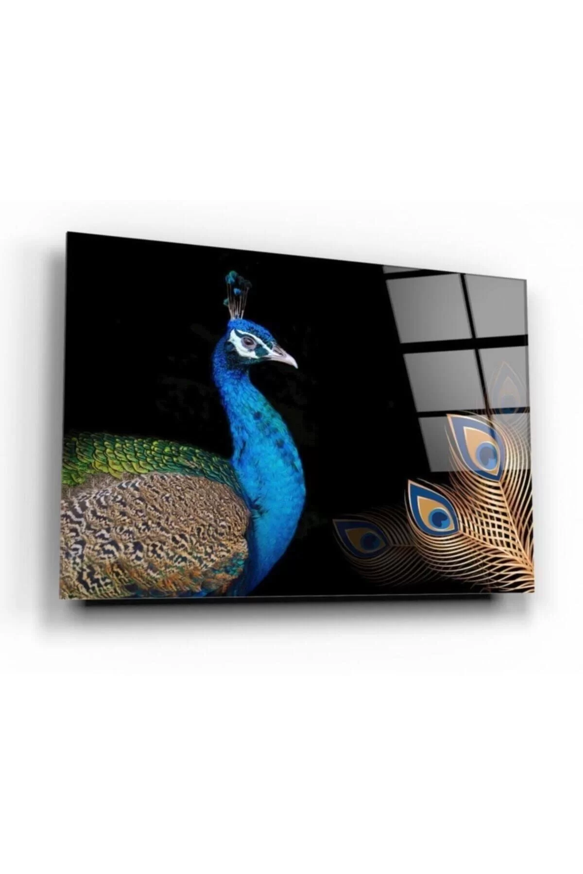 Peacock Glass Painting