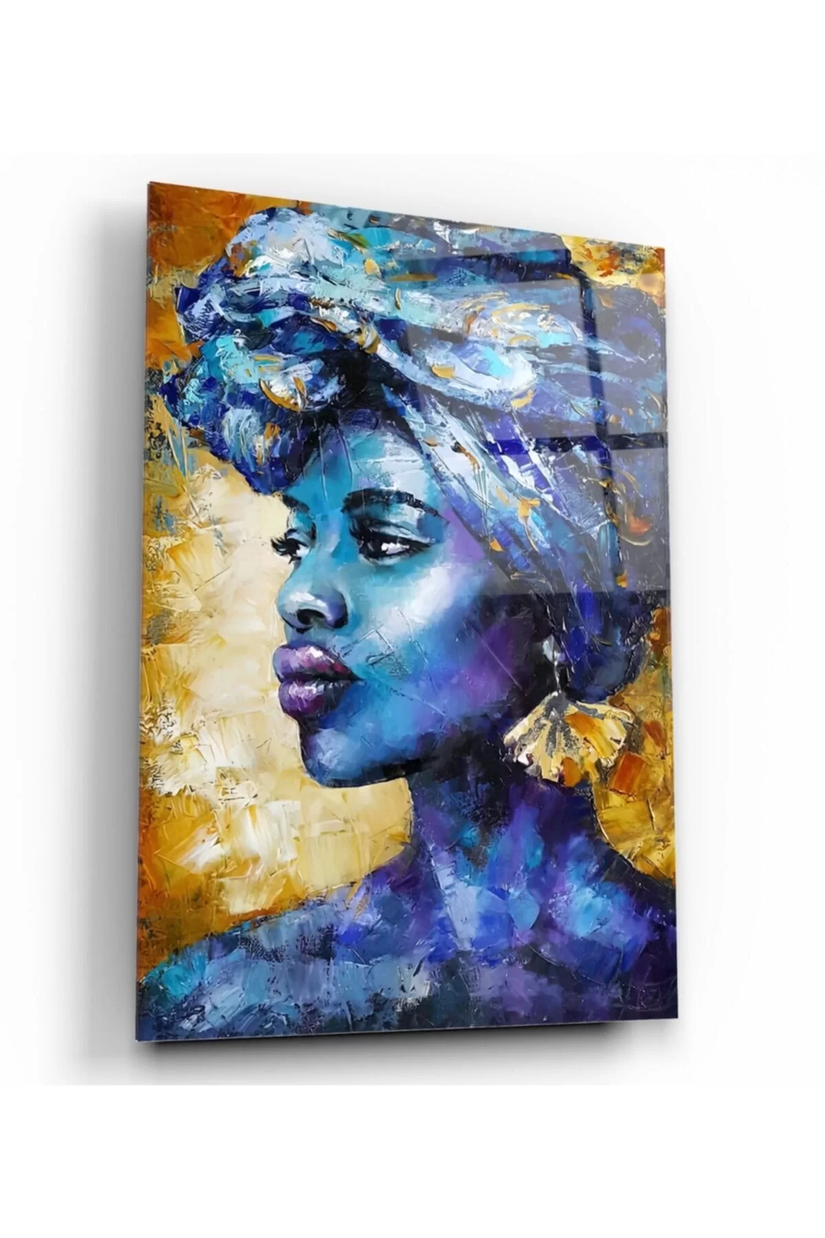 TEKNOO- African Woman Glass Painting