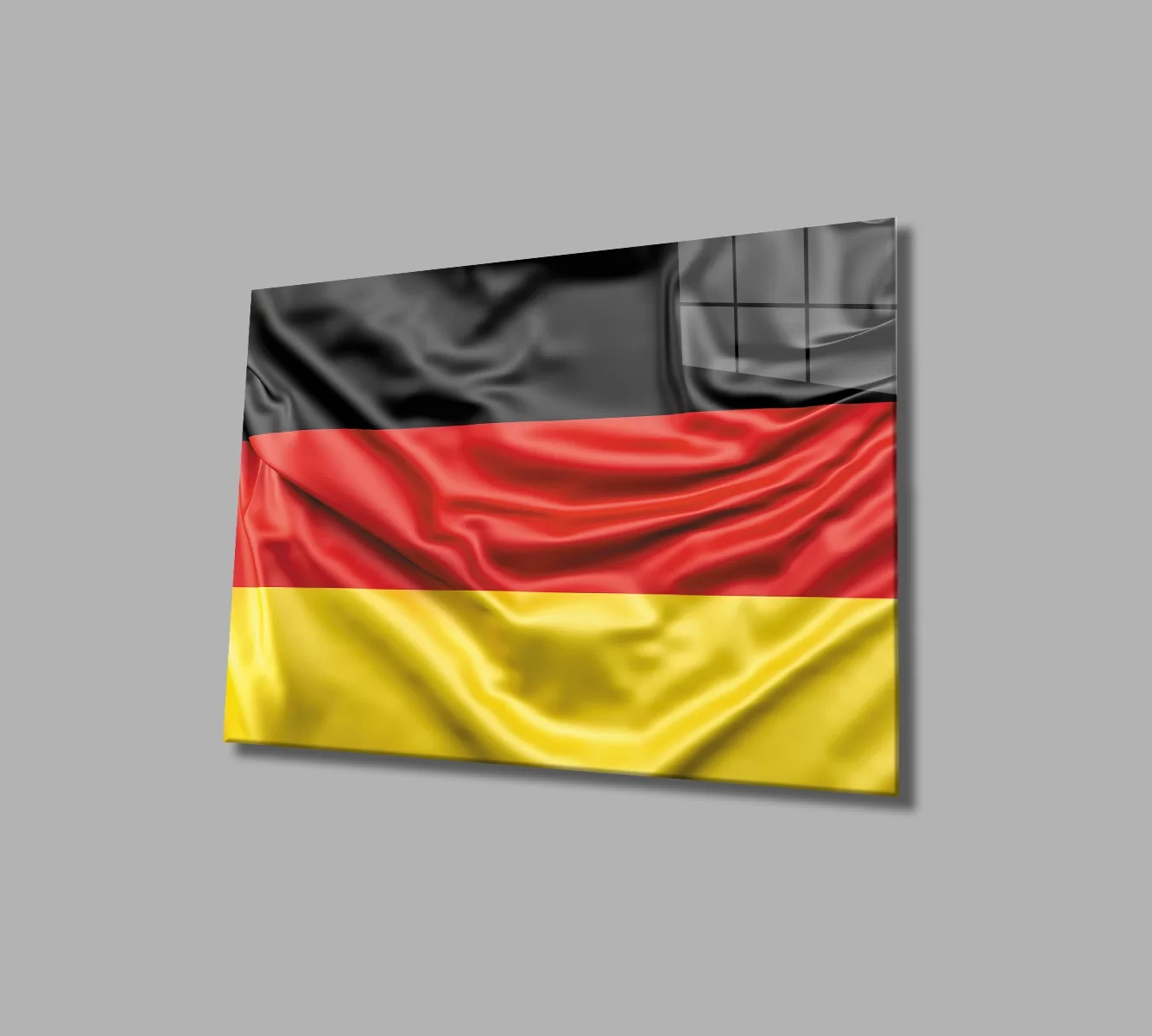 TEKNOO- Germany Flag Glass Painting German Flag