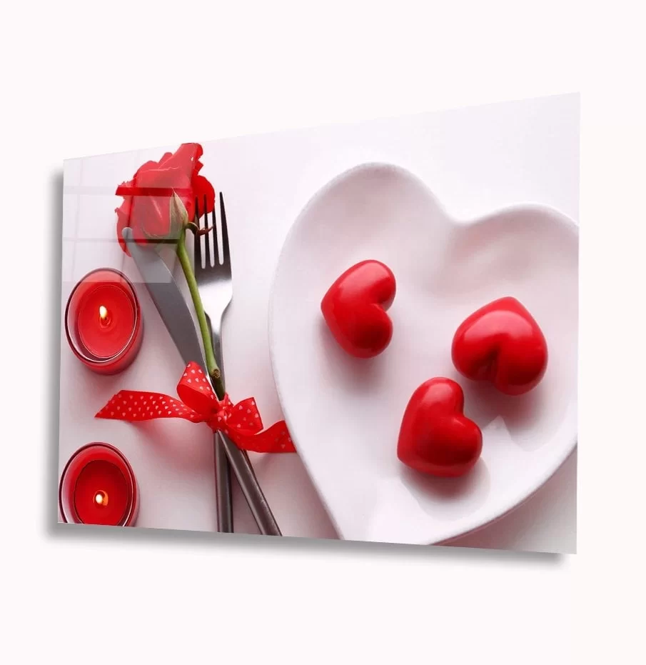 TEKNOO- Love Table Glass Painting