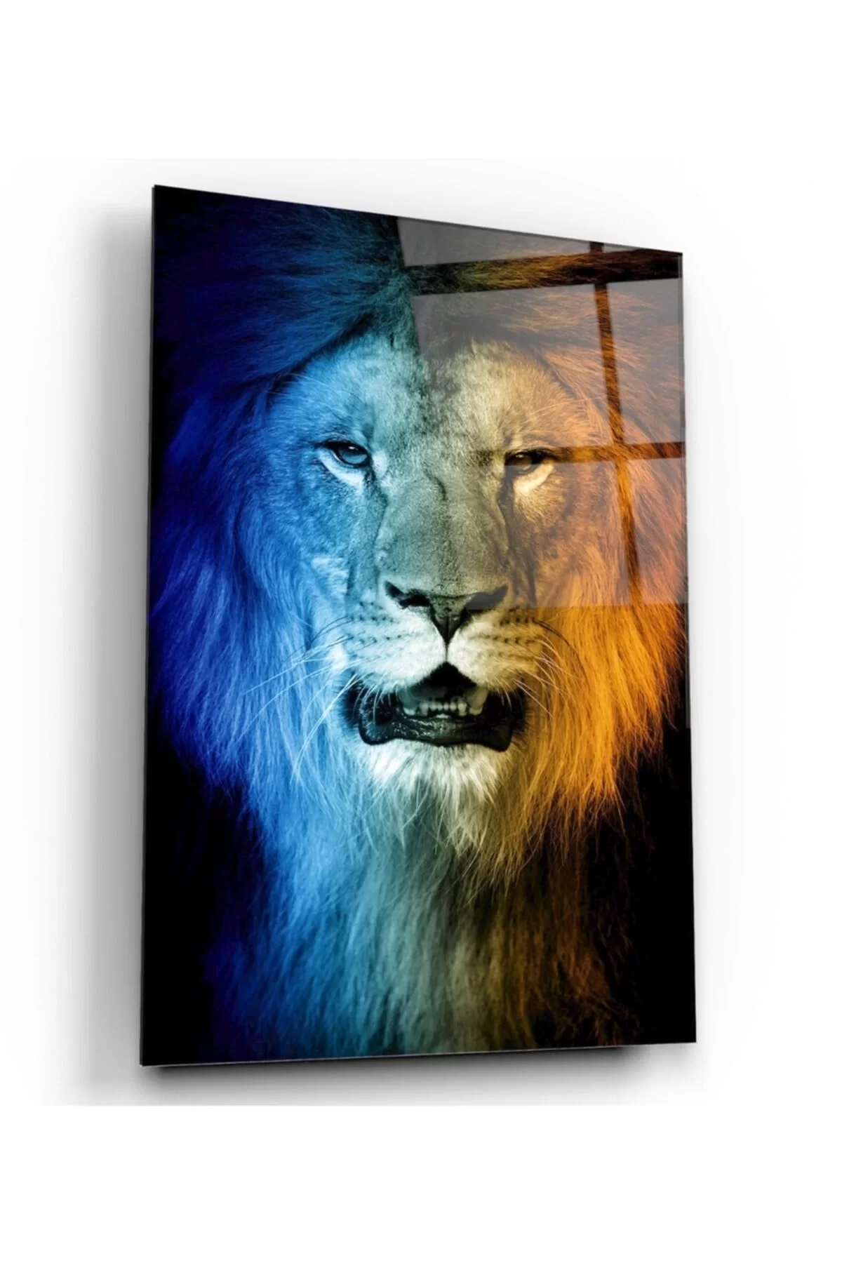 TEKNOO- Lion Glass Painting