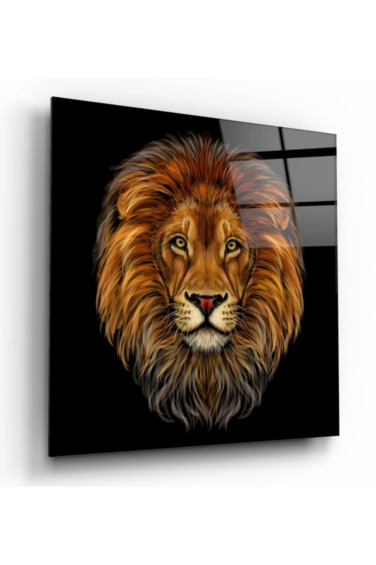 TEKNOO- Lion Glass Painting