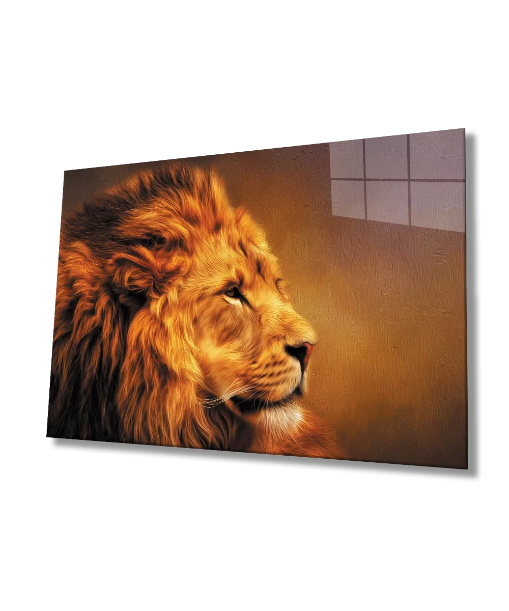 TEKNOO- Lion Glass Painting