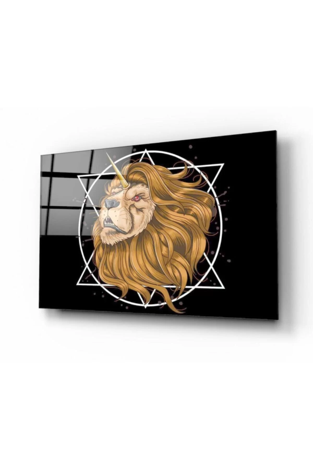 TEKNOO- Lion Glass Painting