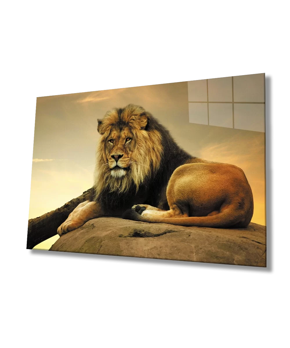 TEKNOO- Lion Glass Painting