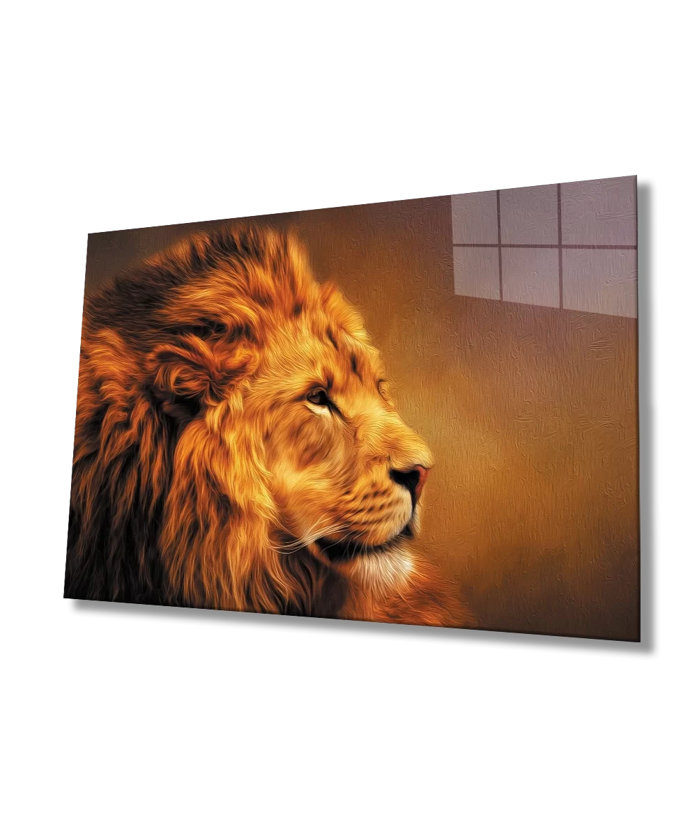 TEKNOO- Lion Glass Painting