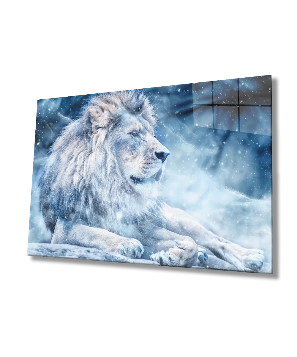 TEKNOO- Lion Glass Painting