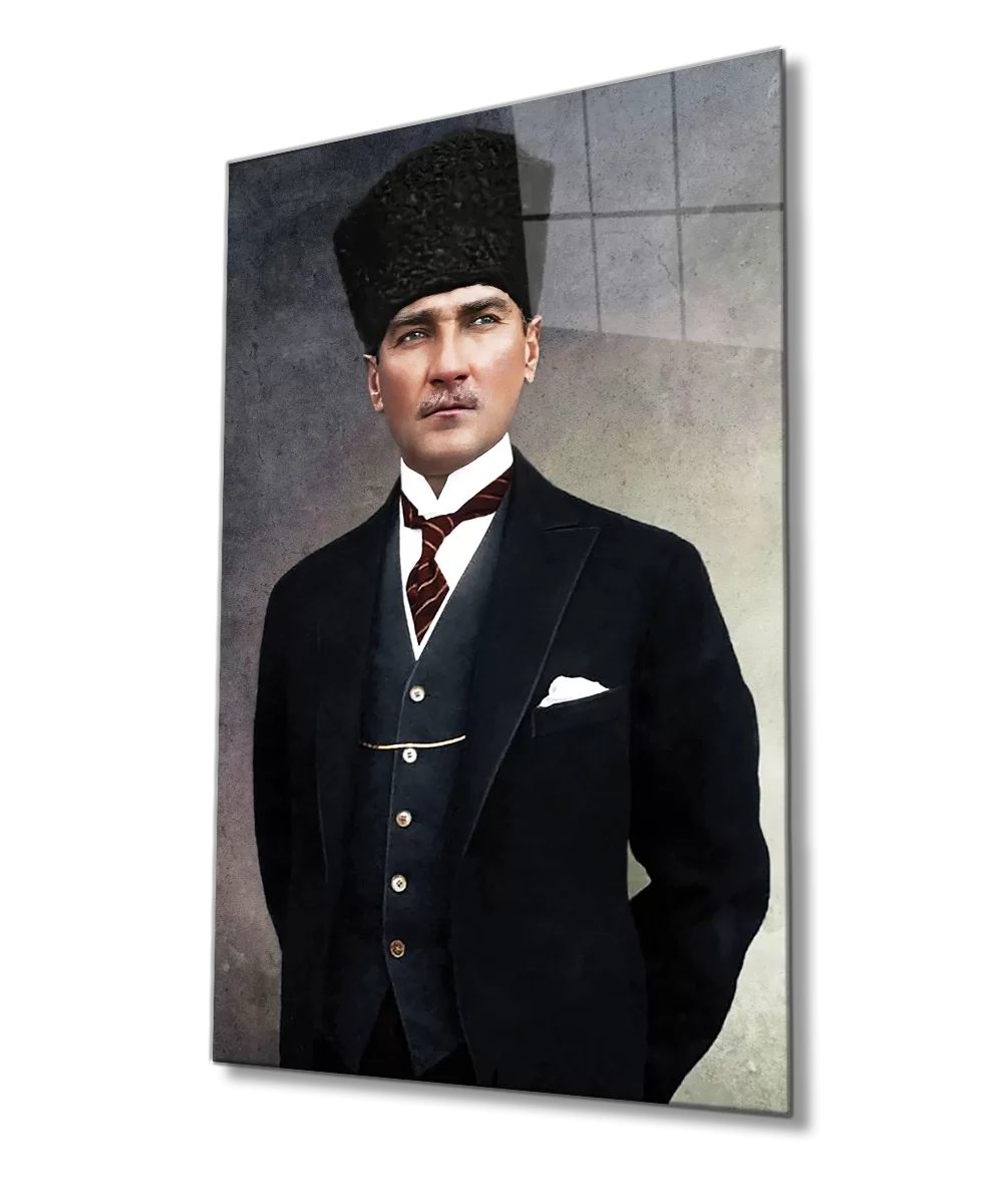 TEKNOO- Ataturk Glass Painting, Ataturk