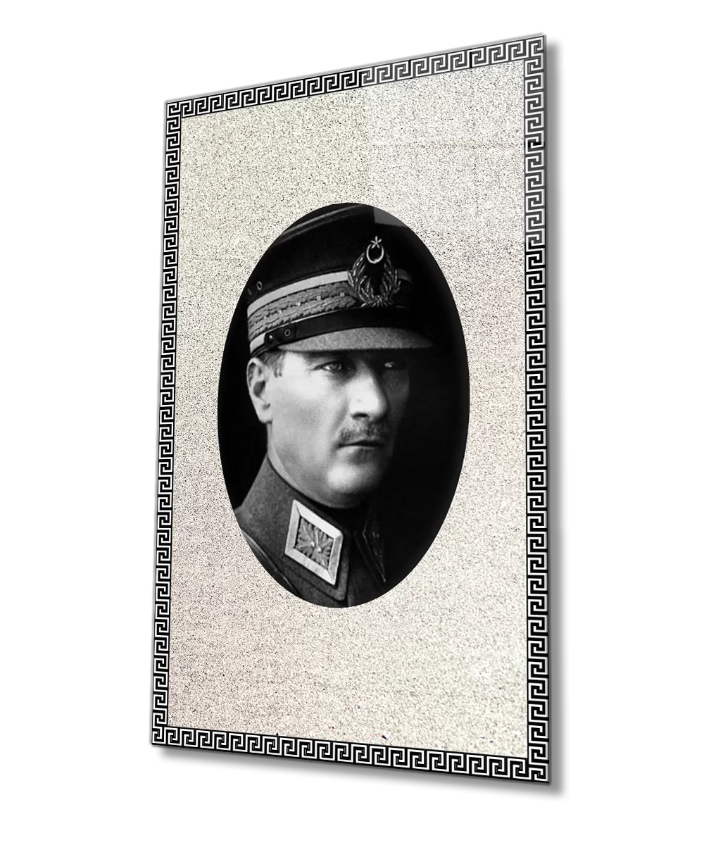 TEKNOO- Framed Ataturk Glass Painting