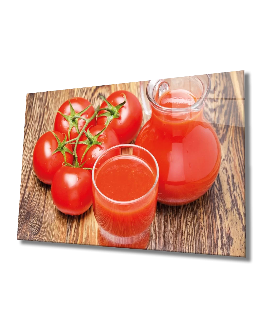 TEKNOO- Tomatoes Glass Table Tomato