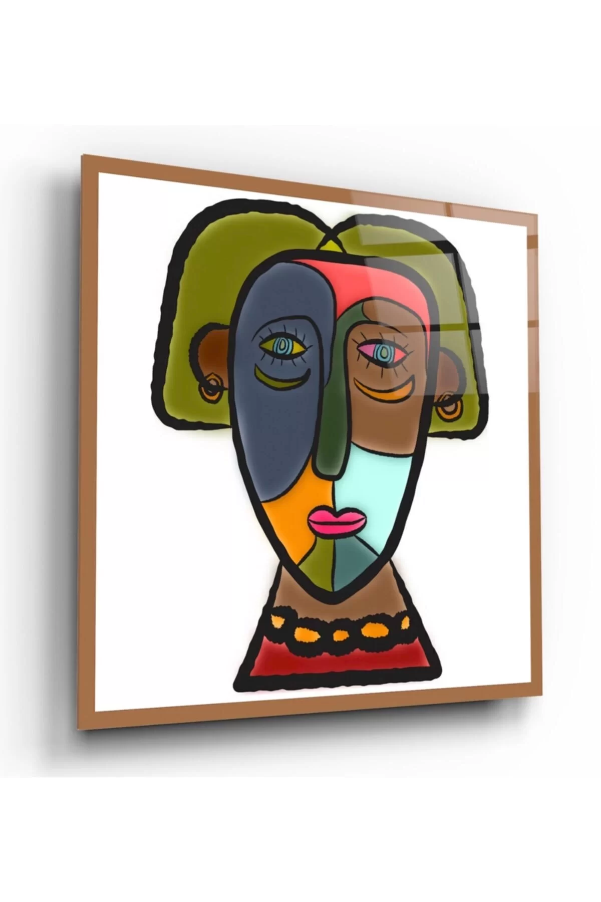 TEKNOO- Ethnic Portrait Glass Painting