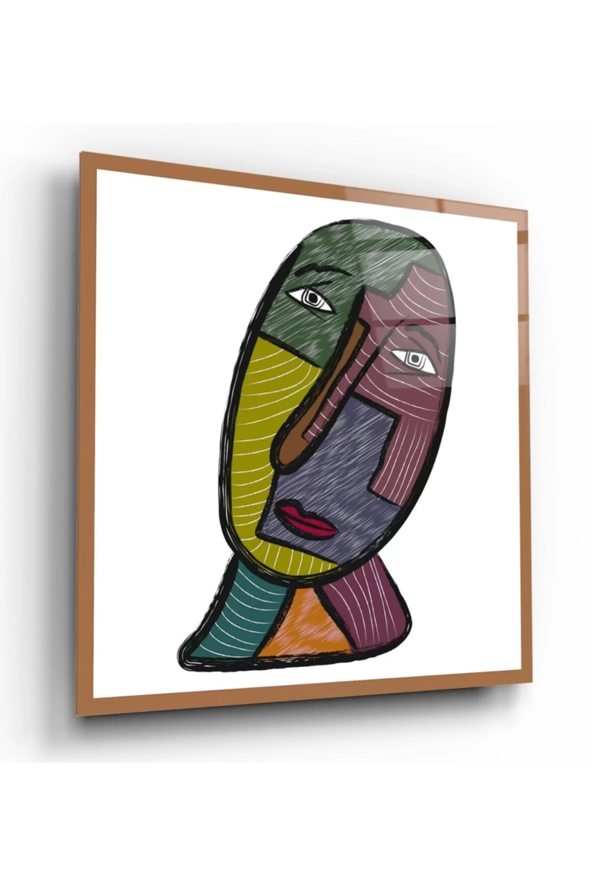 TEKNOO- Ethnic Portrait Glass Painting