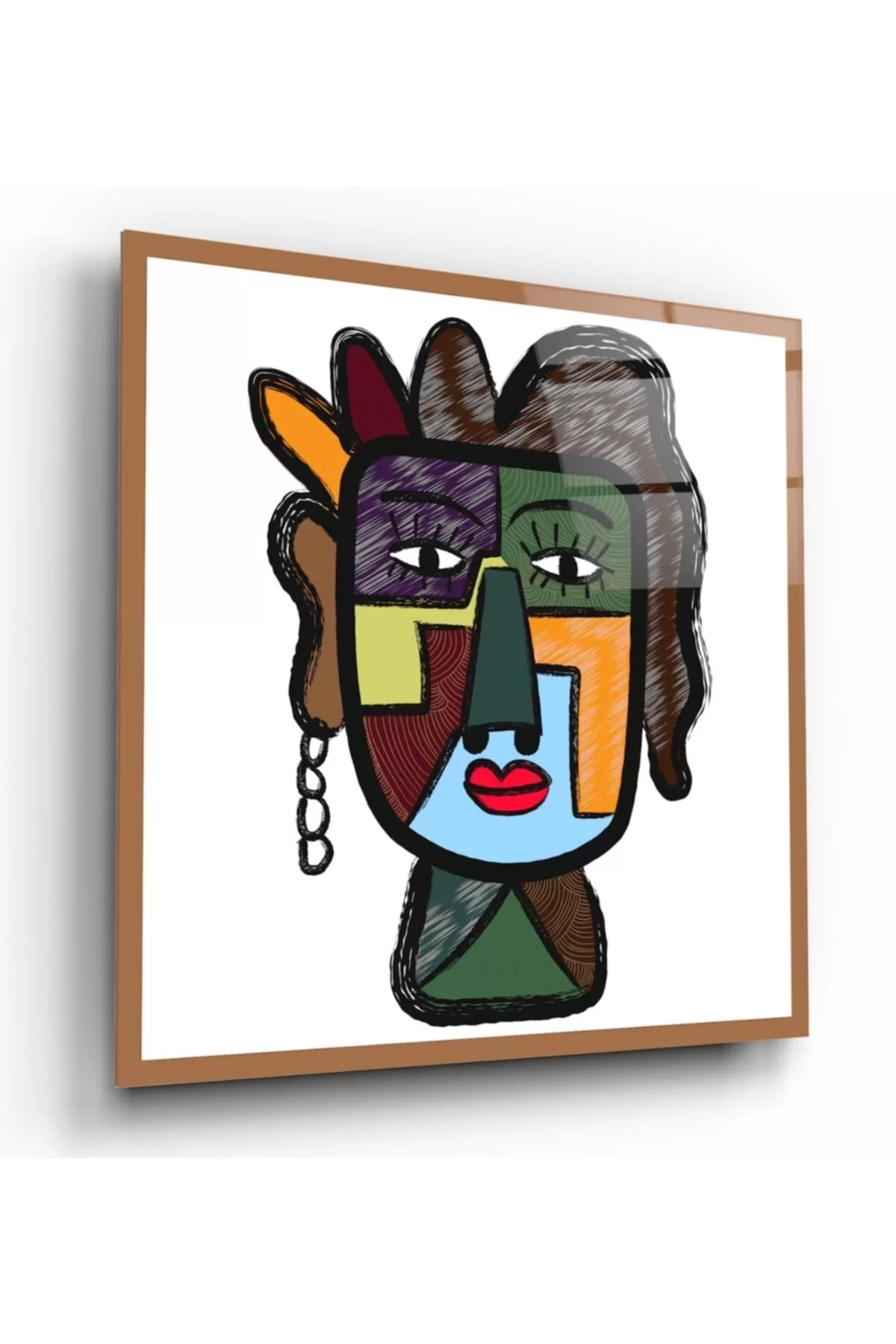 TEKNOO- Ethnic Portrait Glass Painting