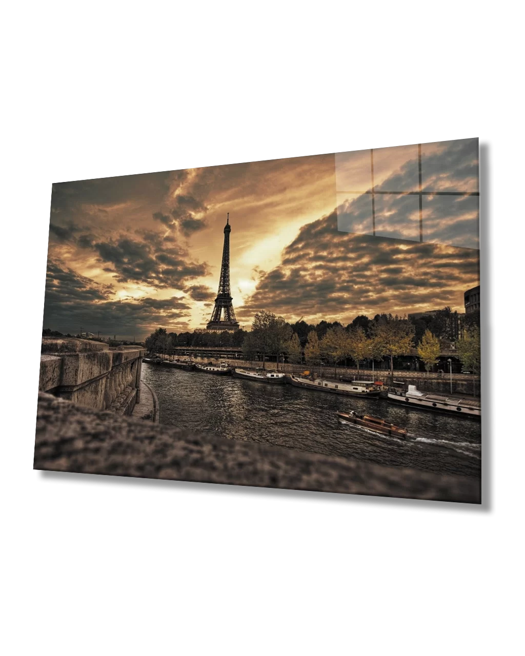 TEKNOO- Eiffel Tower Glass Painting