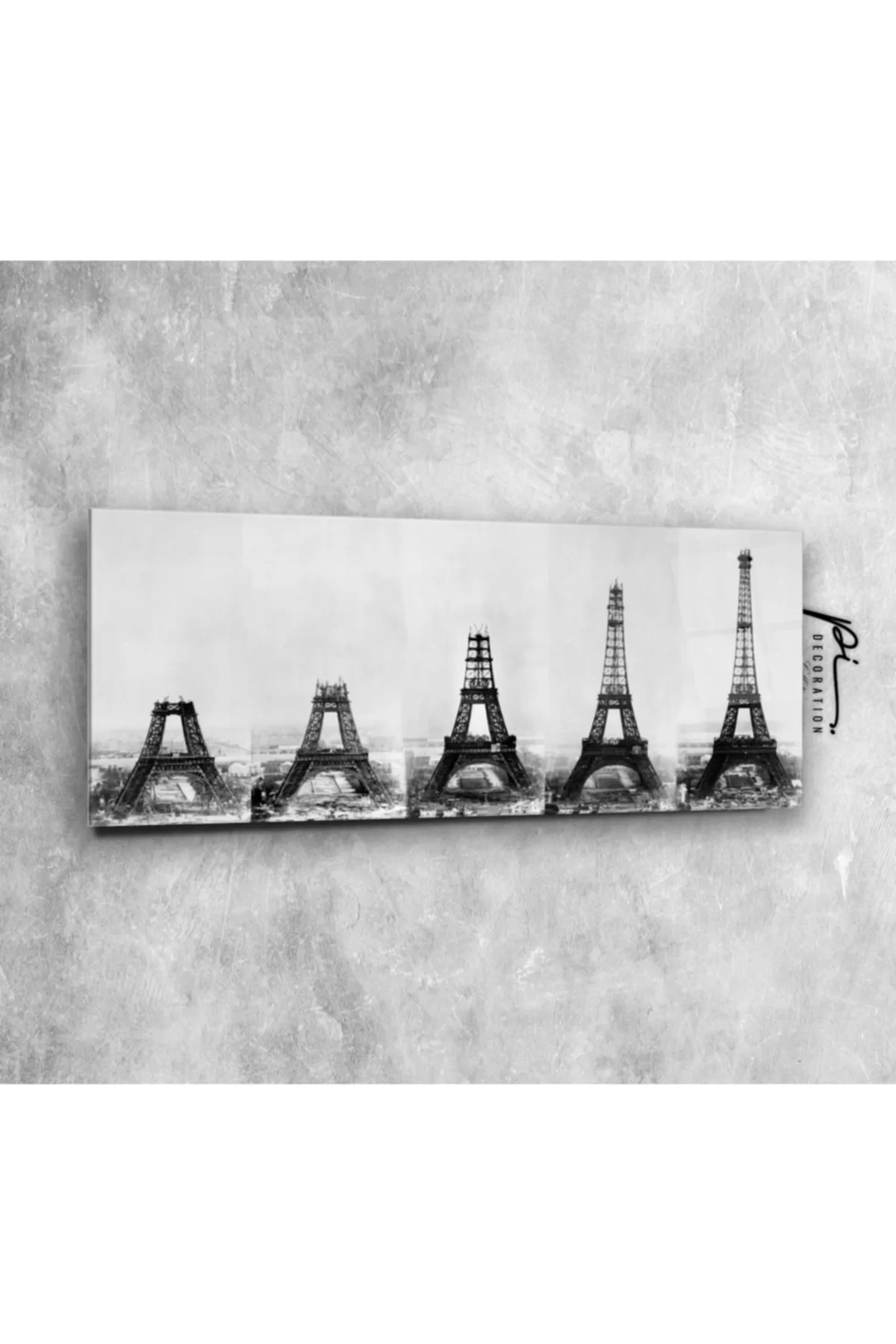 TEKNOO- Eiffel Tower Panoramic Glass Painting