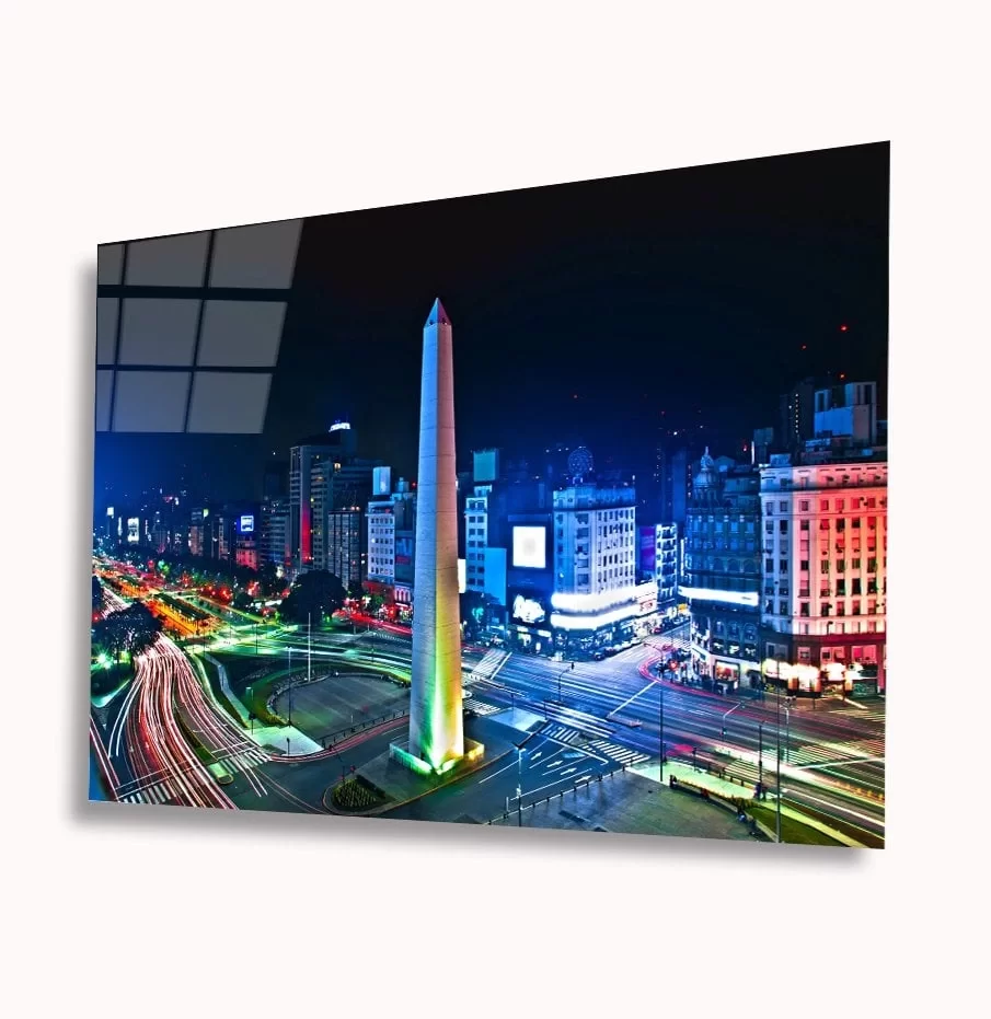 TEKNOO- Night City View Painting