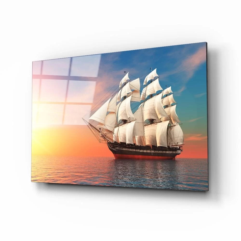 TEKNOO- Ship Glass Painting