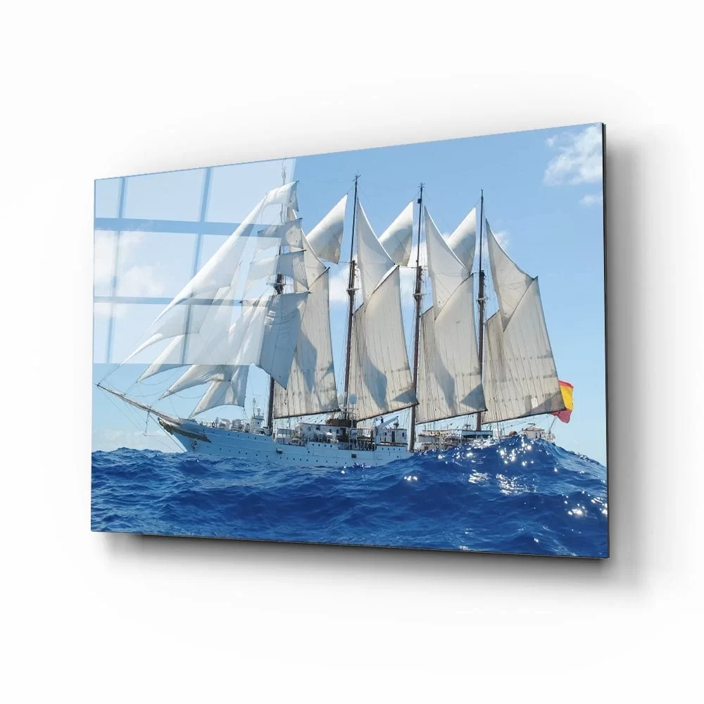 TEKNOO- Ship Glass Painting