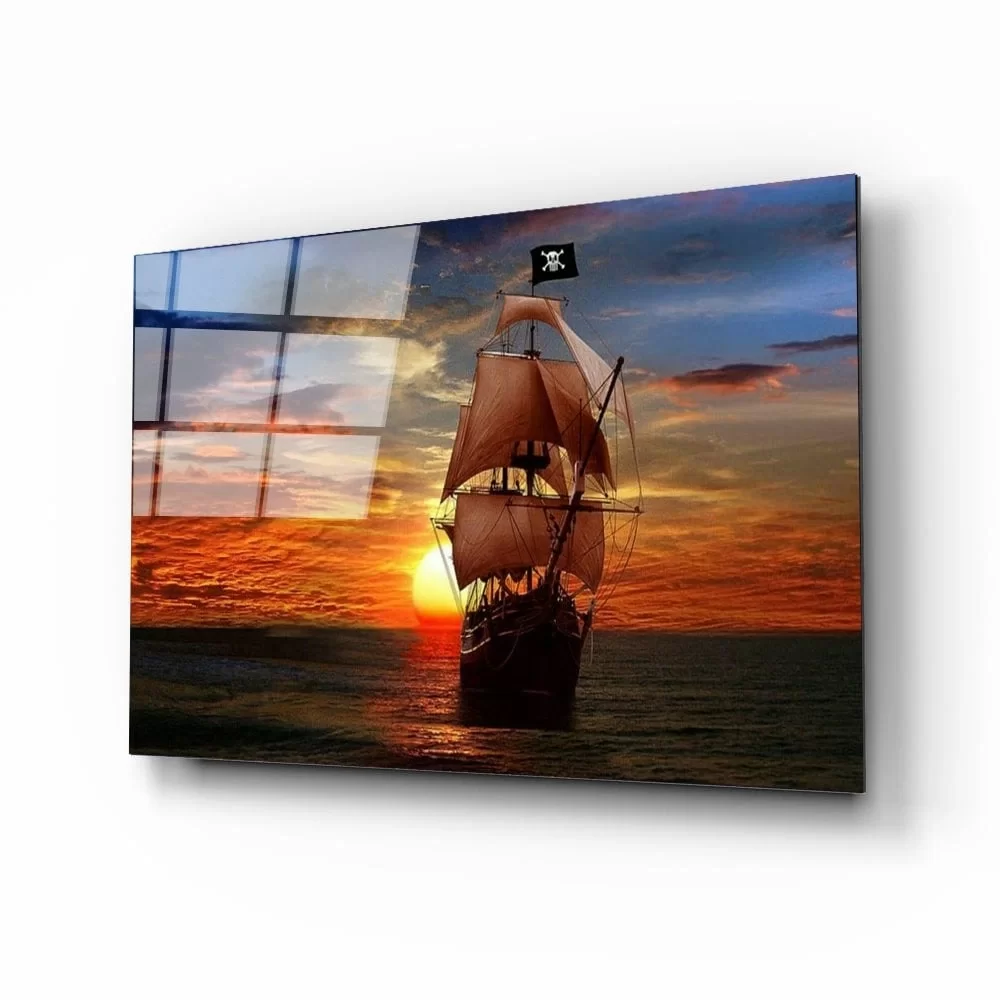 TEKNOO- Ship Glass Painting