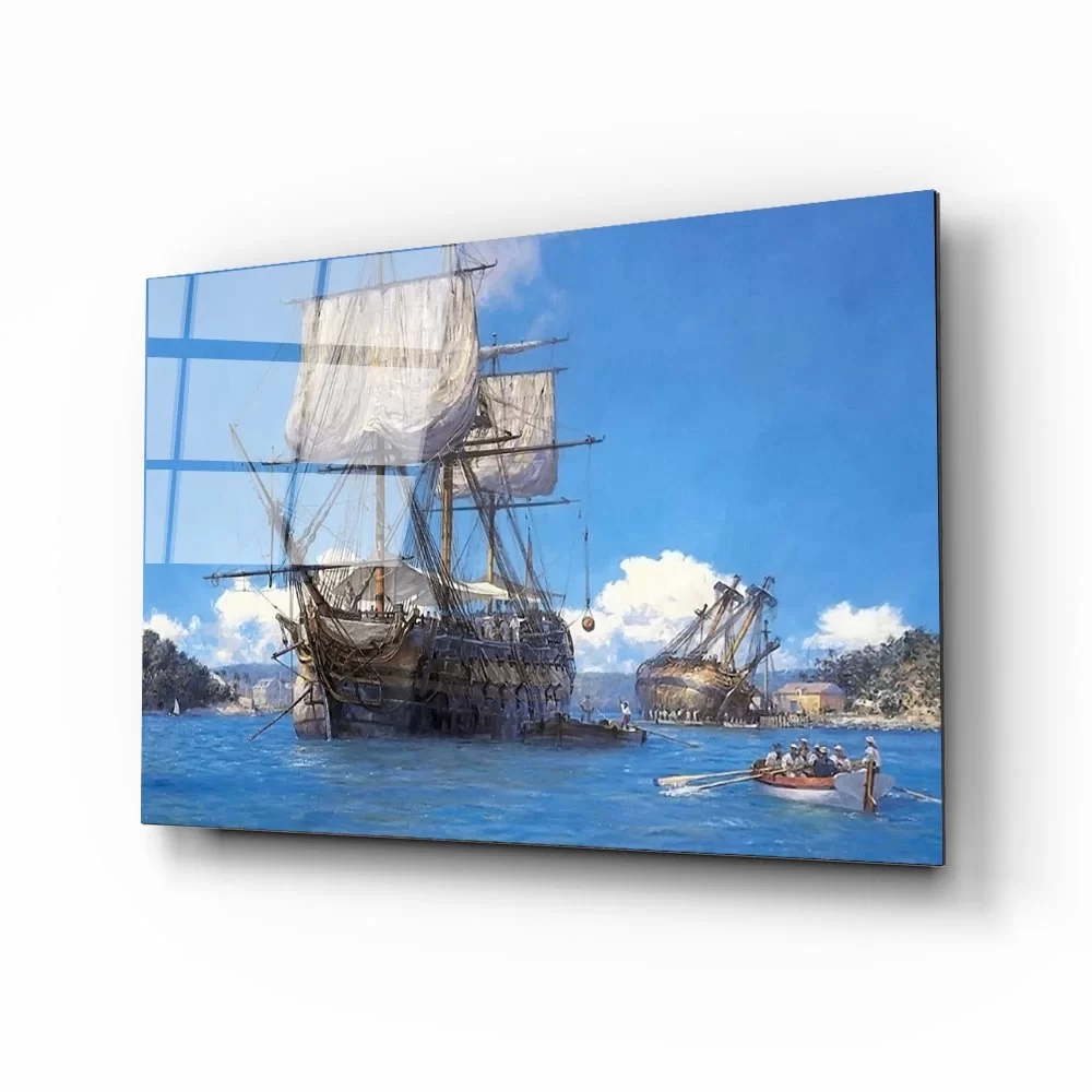 TEKNOO- Ship Glass Painting