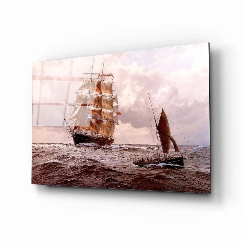 TEKNOO- Ship Glass Painting