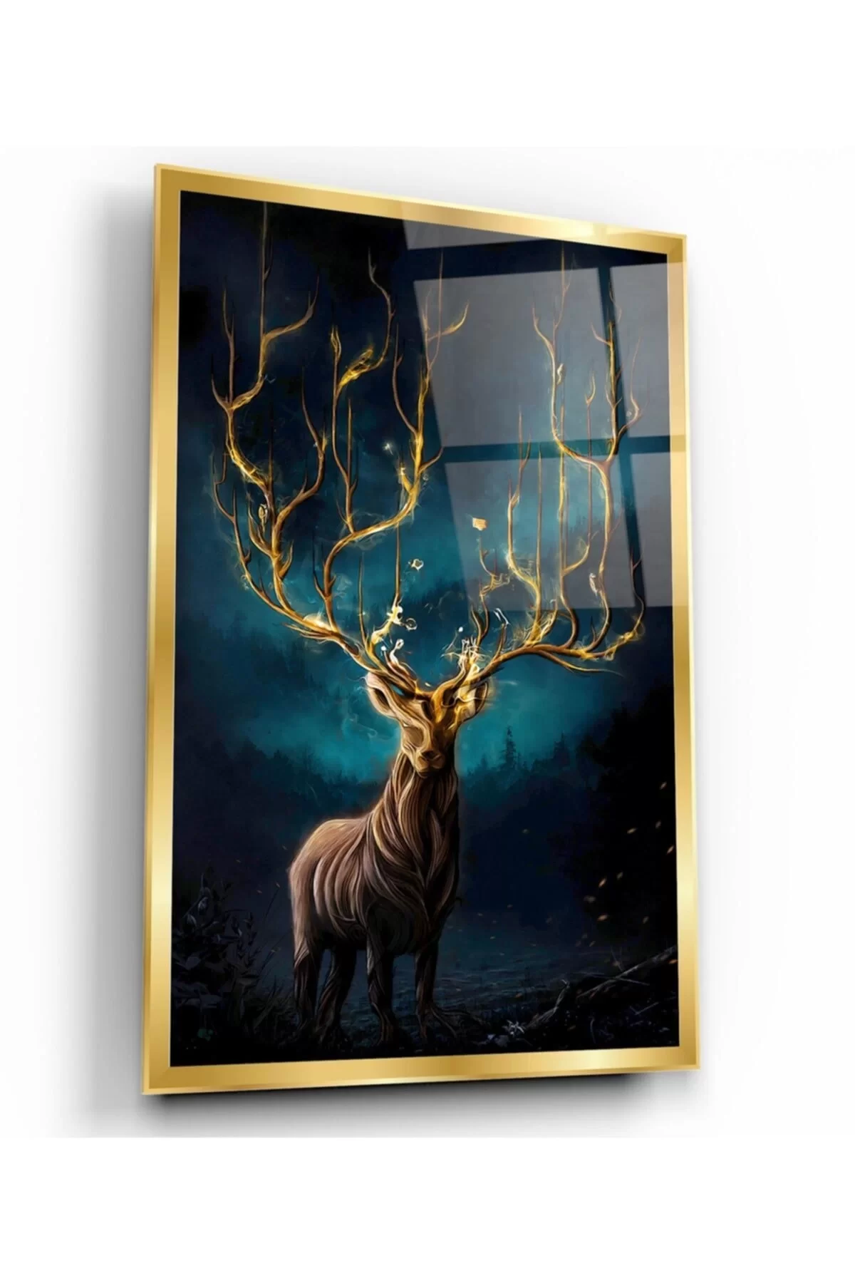 TEKNOO- Deer Glass Painting