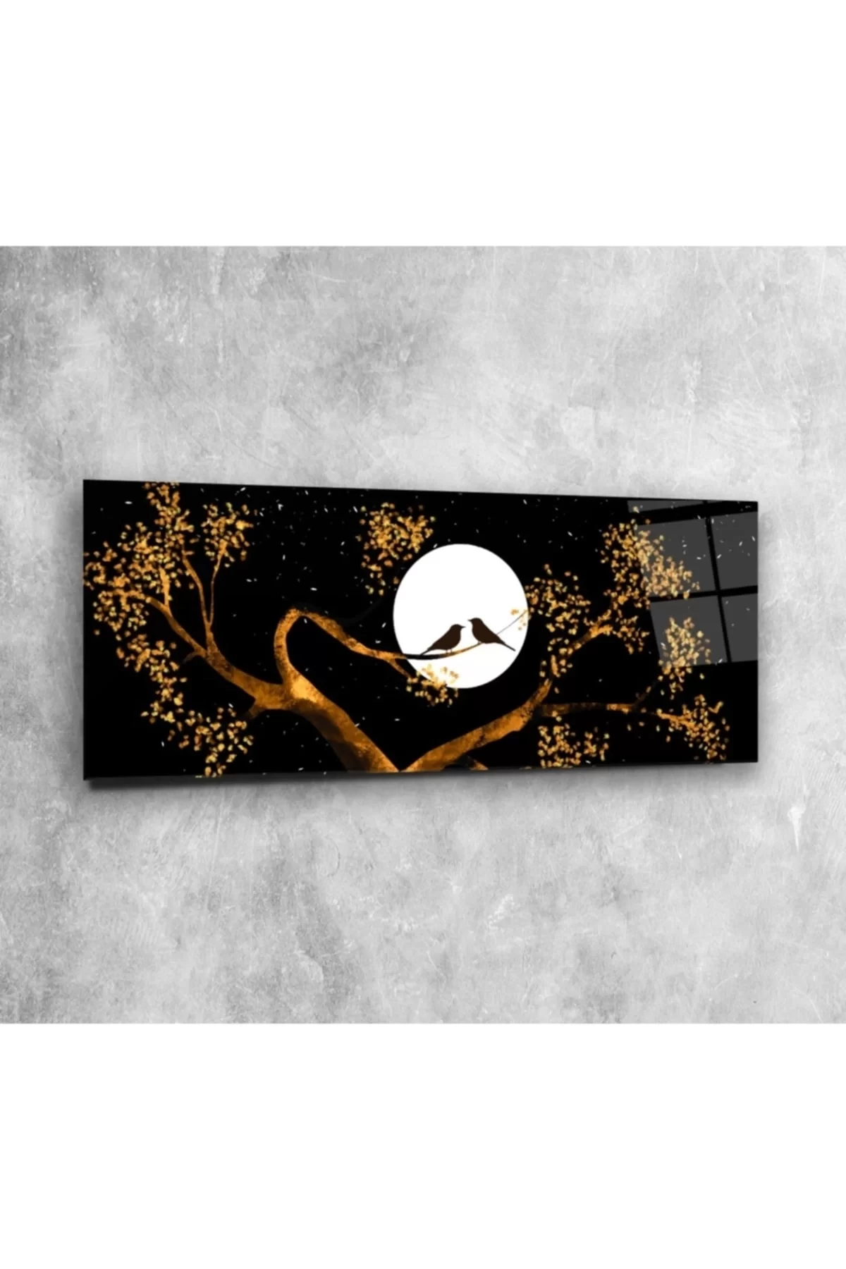 TEKNOO- Gold Tree Panoramic Glass Painting