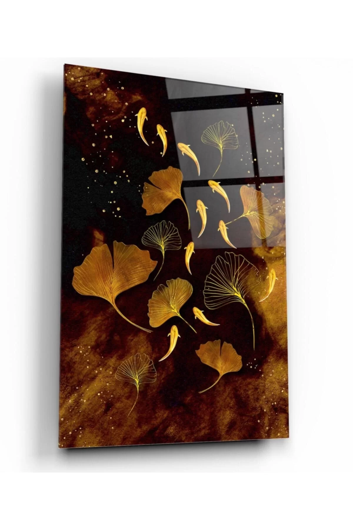 TEKNOO- Gold Theme Glass Painting