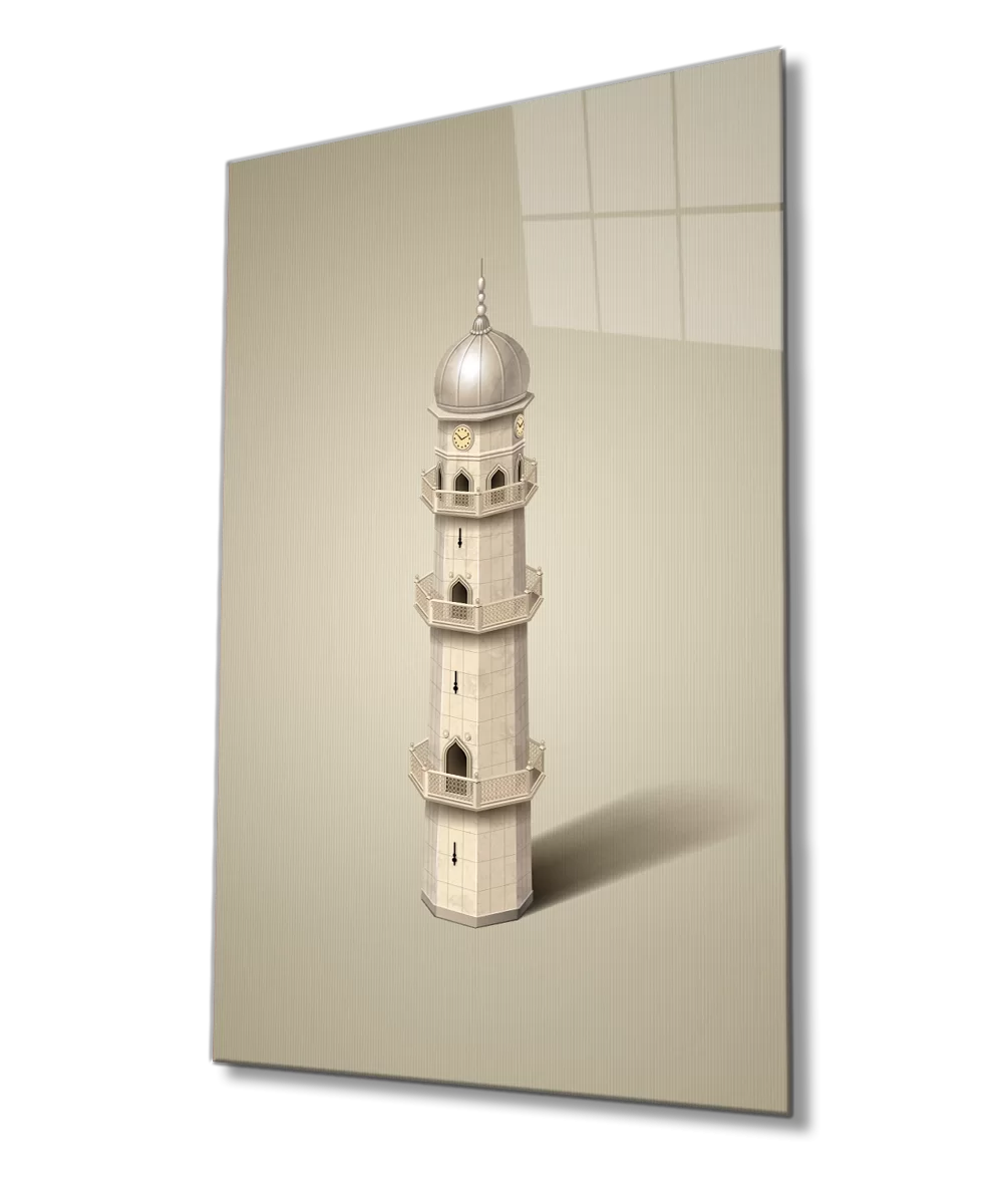 TEKNOO- Islamic Minaret Glass Painting