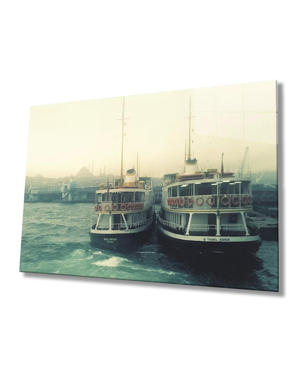 TEKNOO- Istanbul Sea Buses Glass Painting