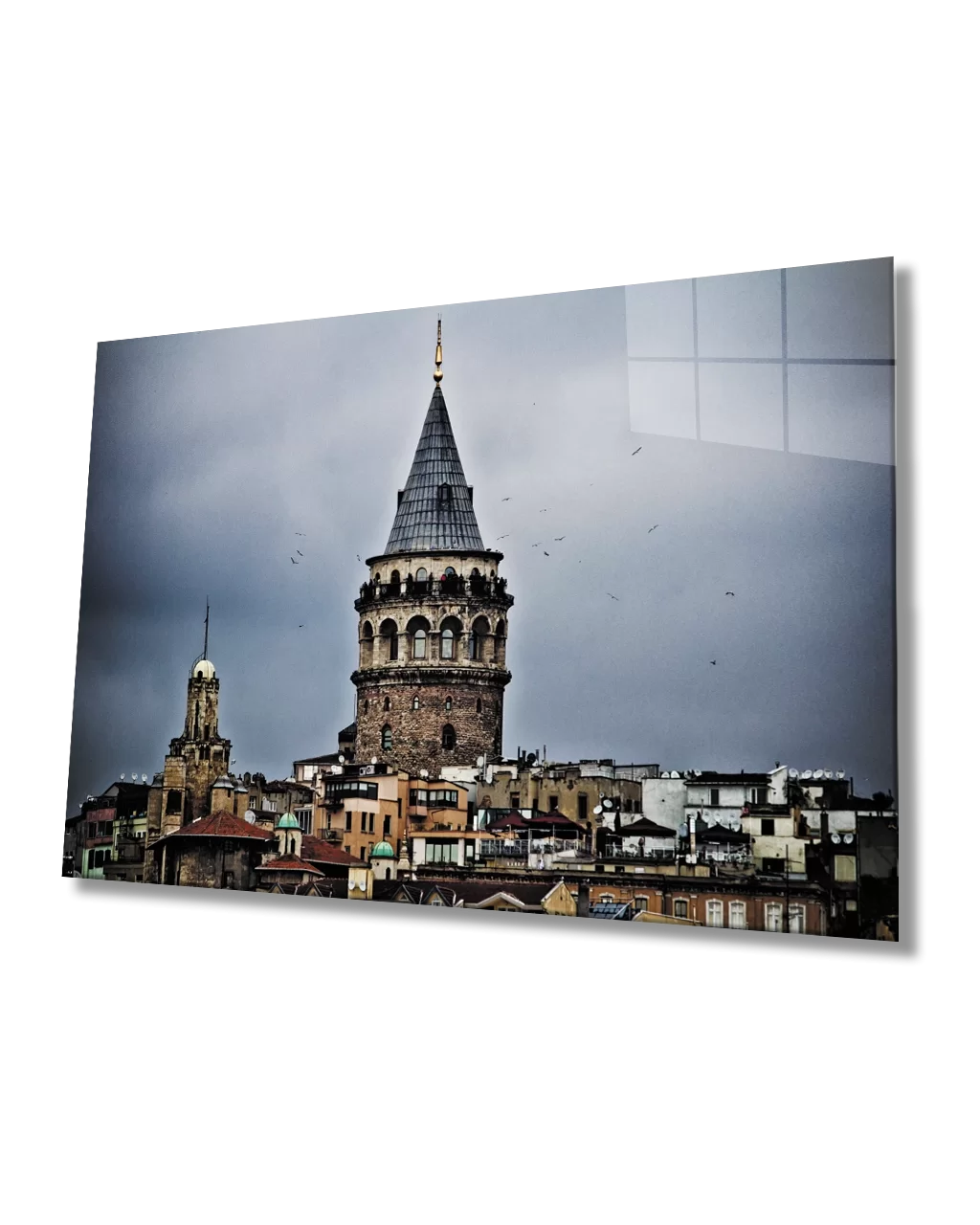 TEKNOO- Istanbul Galata Tower Glass Painting