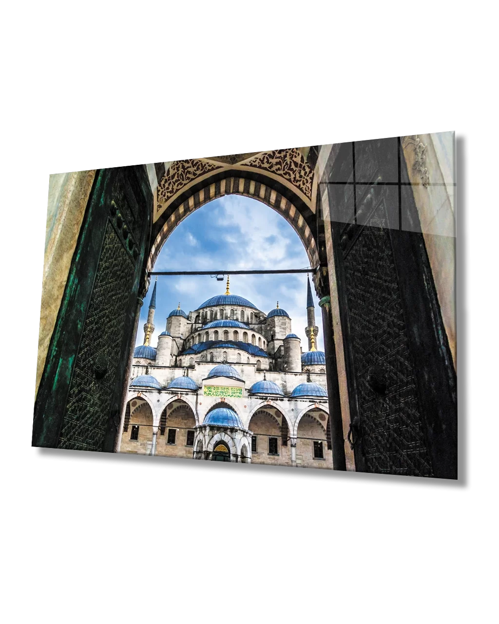 TEKNOO- Istanbul Sultan Ahmet Mosque Door Glass Painting