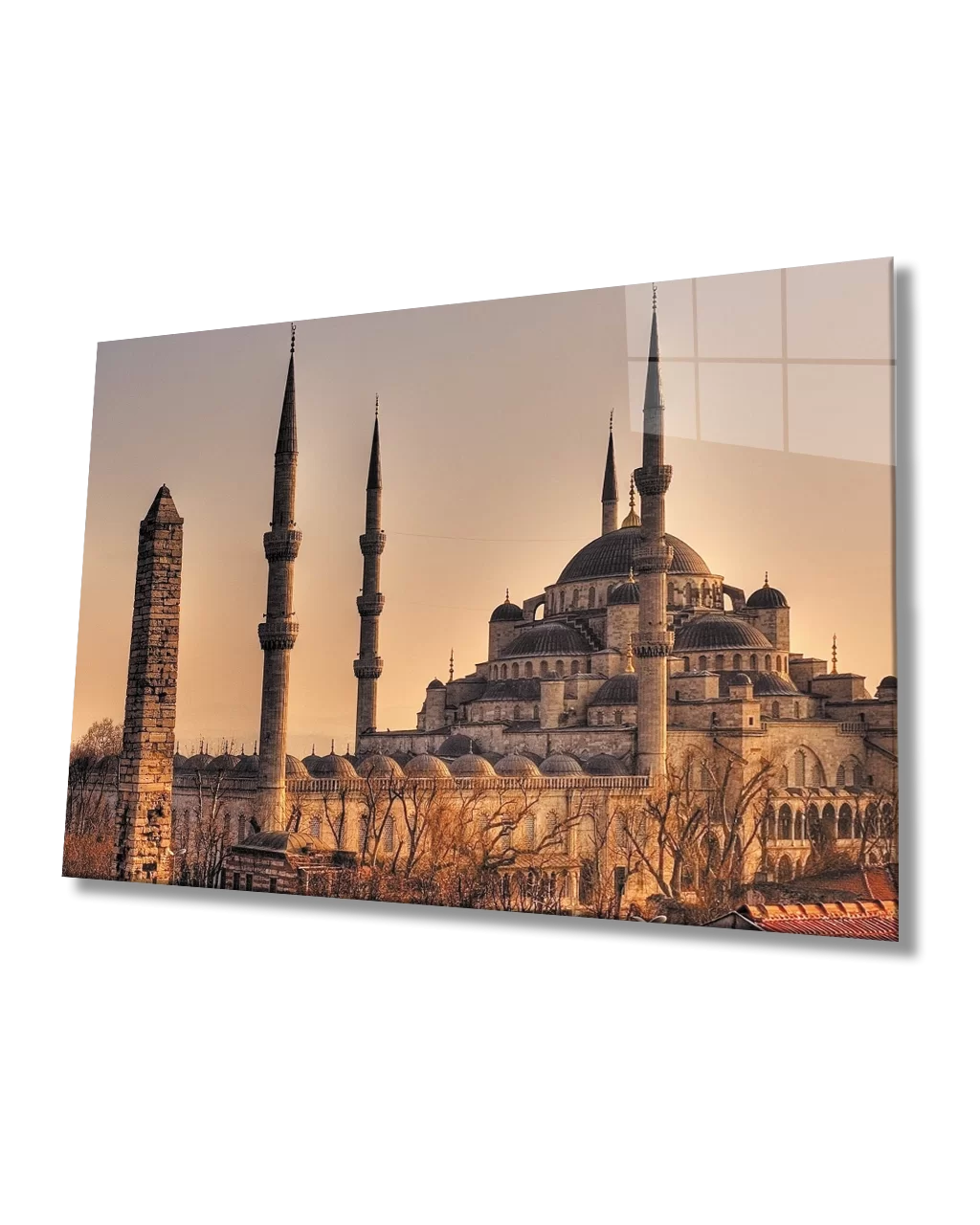 TEKNOO- Istanbul Sultan Ahmet Mosque View Glass Painting