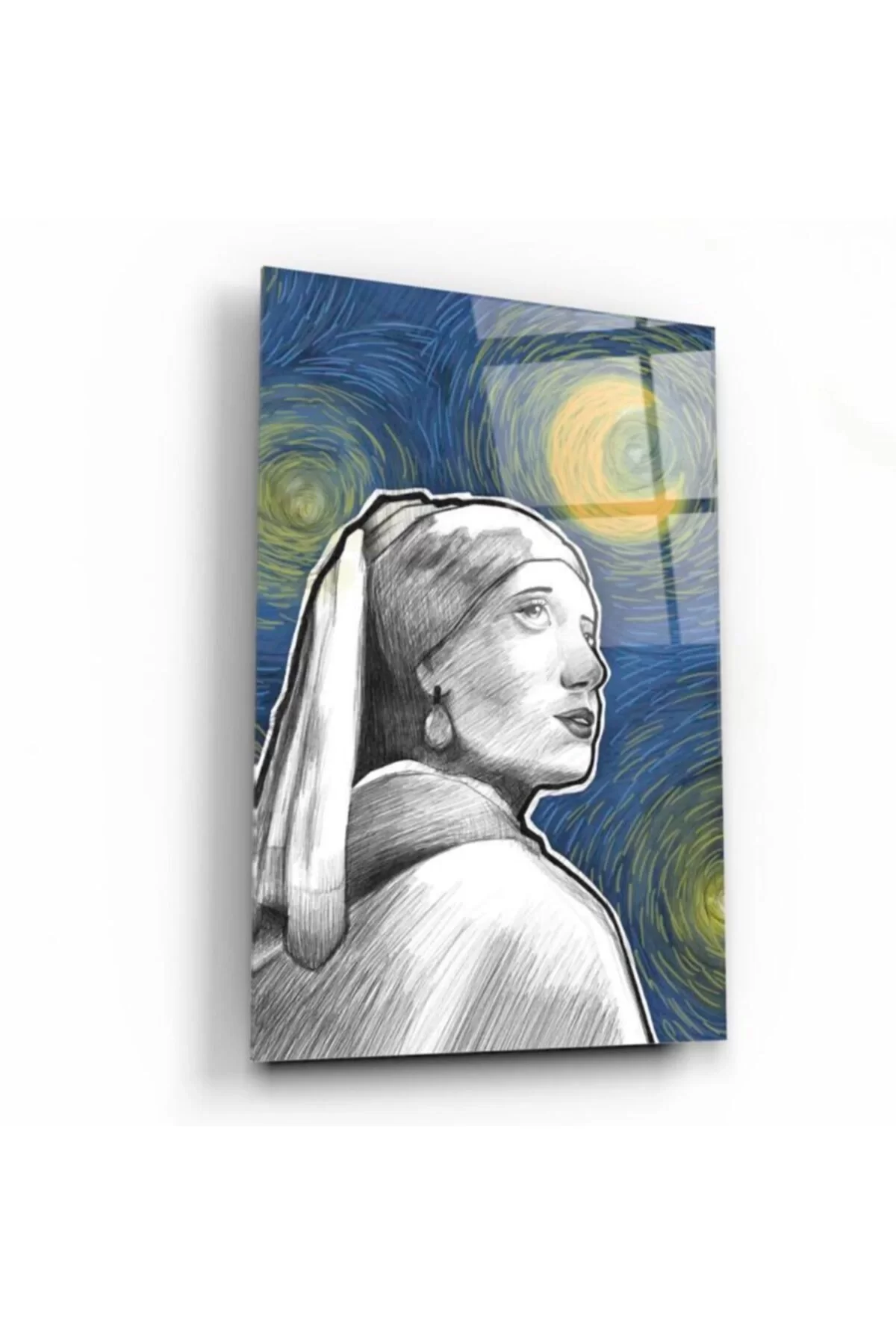 TEKNOO- Woman Silhouette Glass Painting