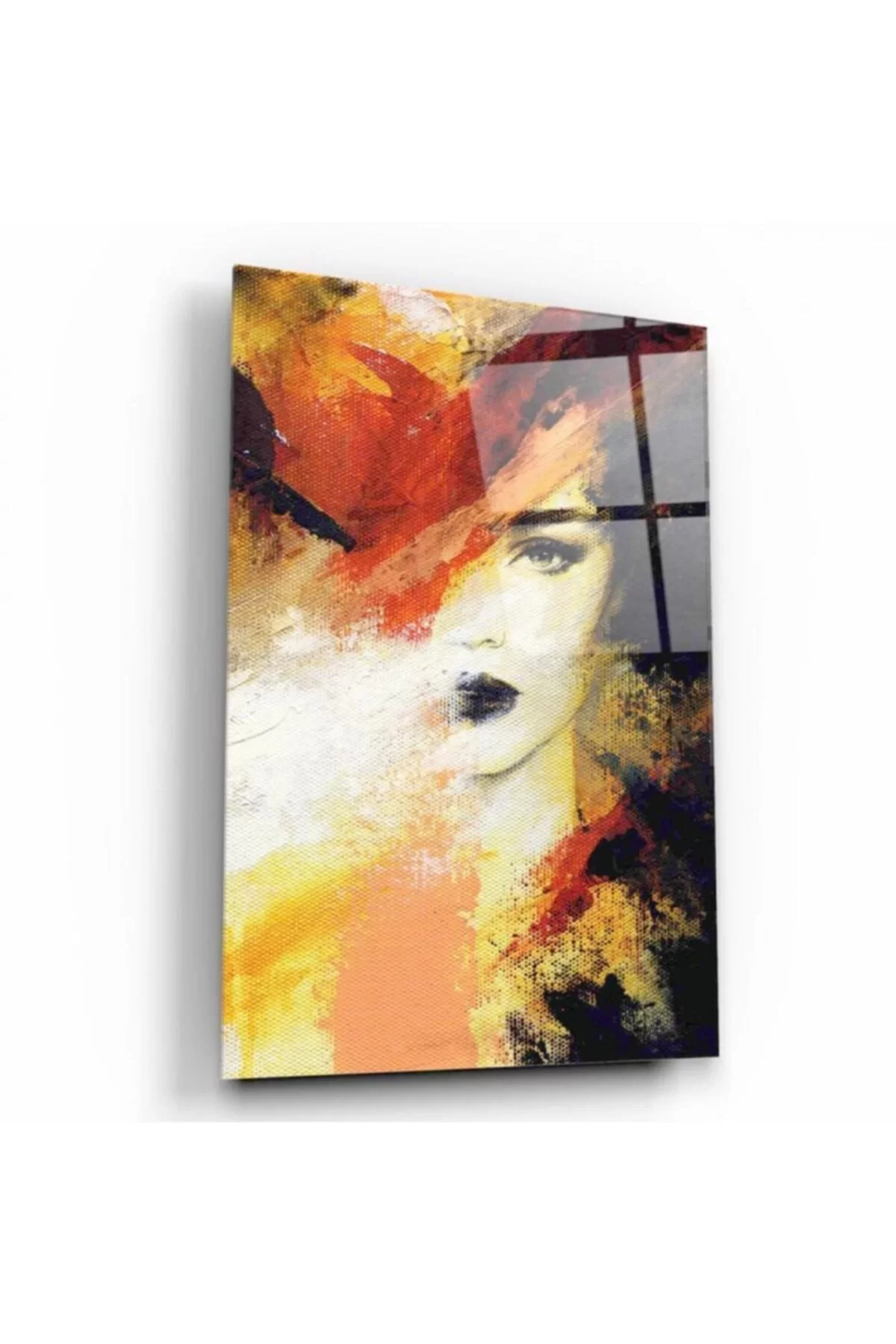 TEKNOO- Woman Silhouette Glass Painting