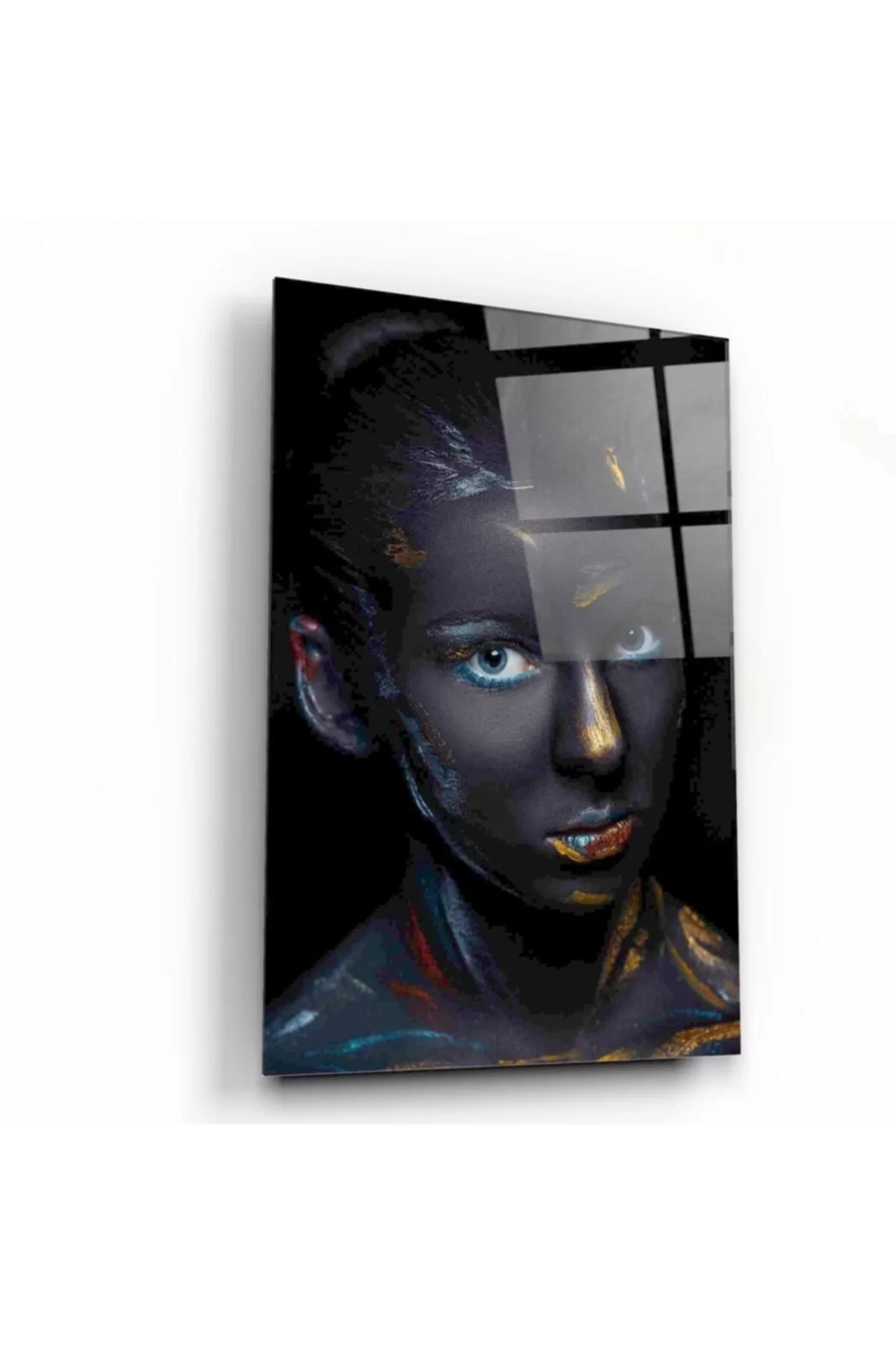 TEKNOO- Woman Silhouette Glass Painting