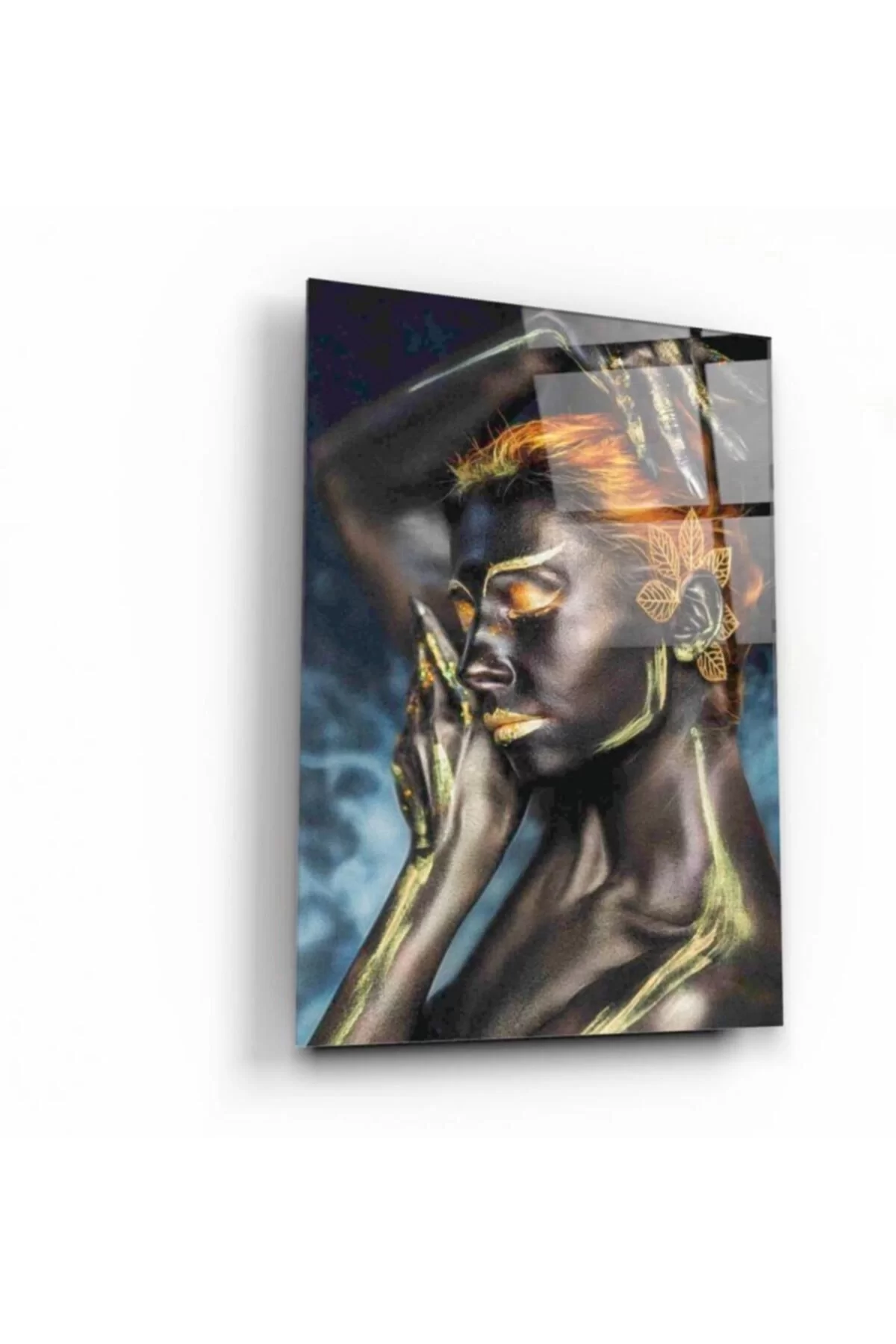 TEKNOO- Woman Silhouette Glass Painting