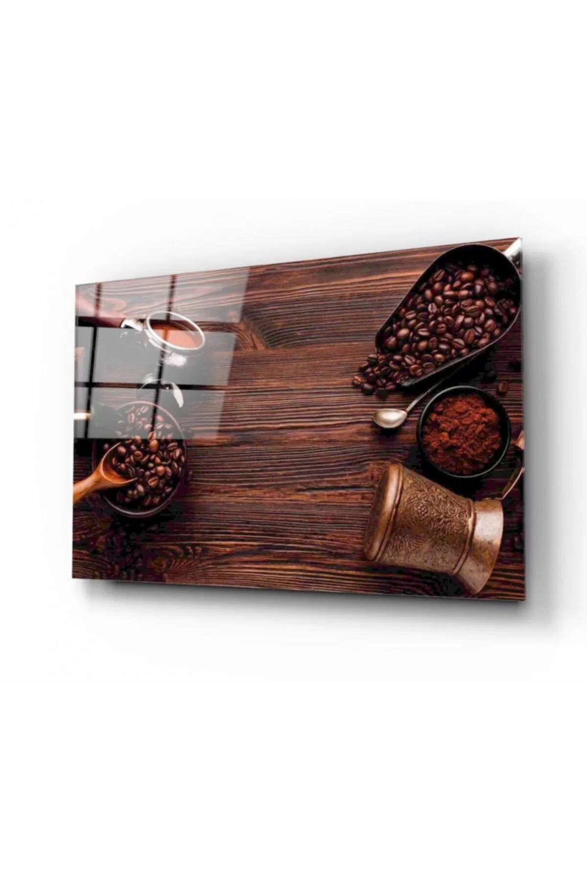 TEKNOO- Coffee Bean Glass Table