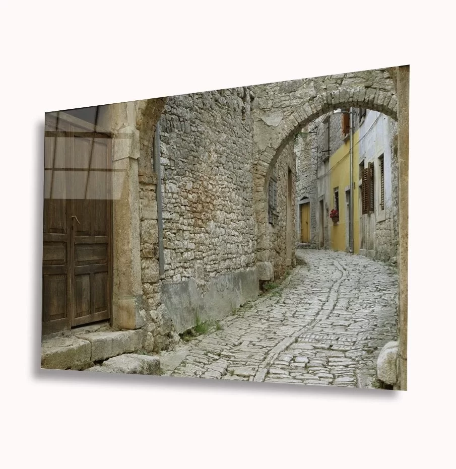 TEKNOO- Arched Street Glass Painting