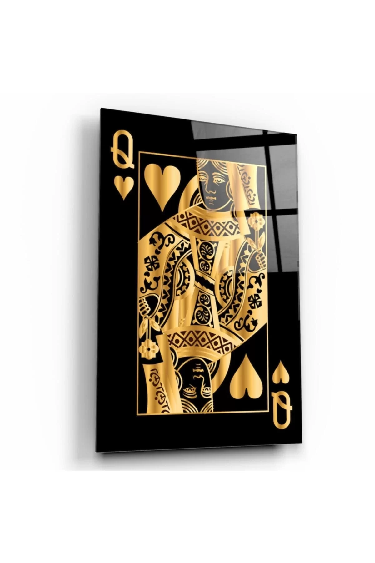 TEKNOO- Queen of Hearts Glass Painting