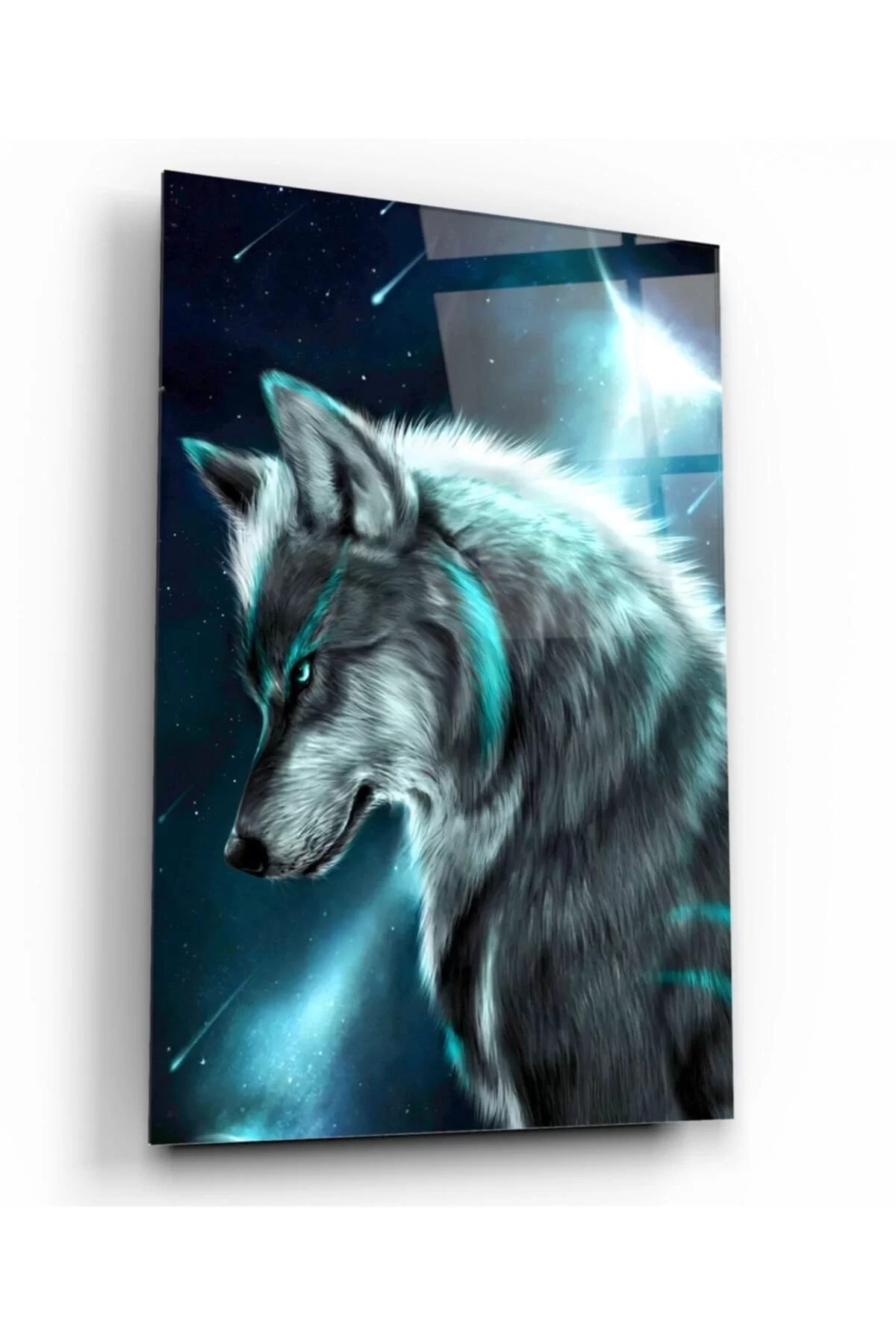 TEKNOO- Wolf Glass Painting