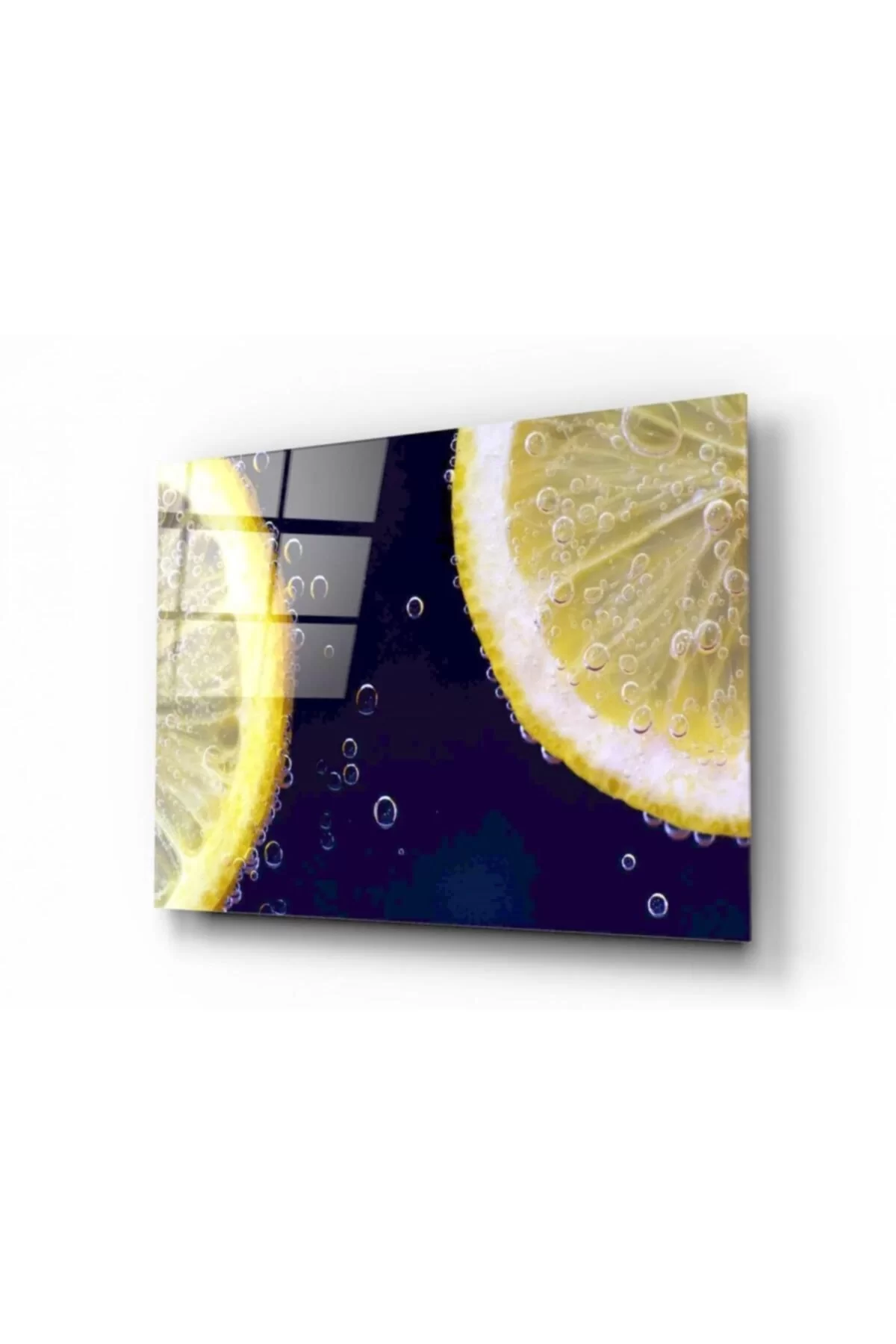 TEKNOO- Lemon Slices Glass Table