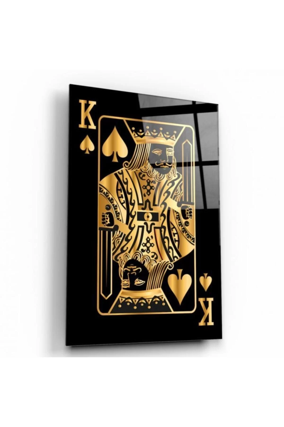 TEKNOO- King of Spades Glass Painting