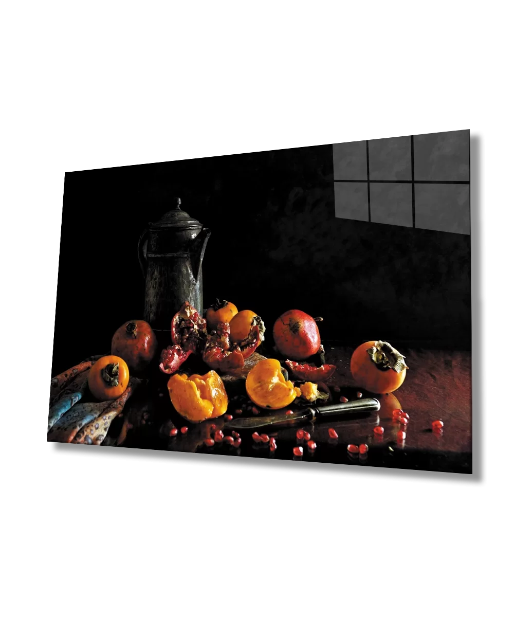 TEKNOO- Fruits Kitchen Still Life Glass Painting