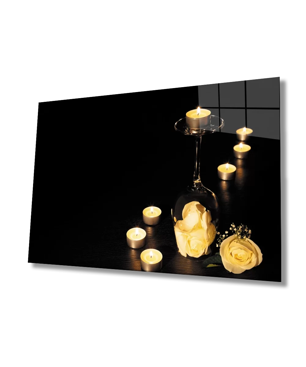 TEKNOO- Candle Glass Table Candle Table