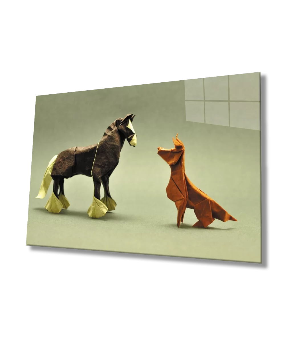 TEKNOO- Origami Animals Glass Painting