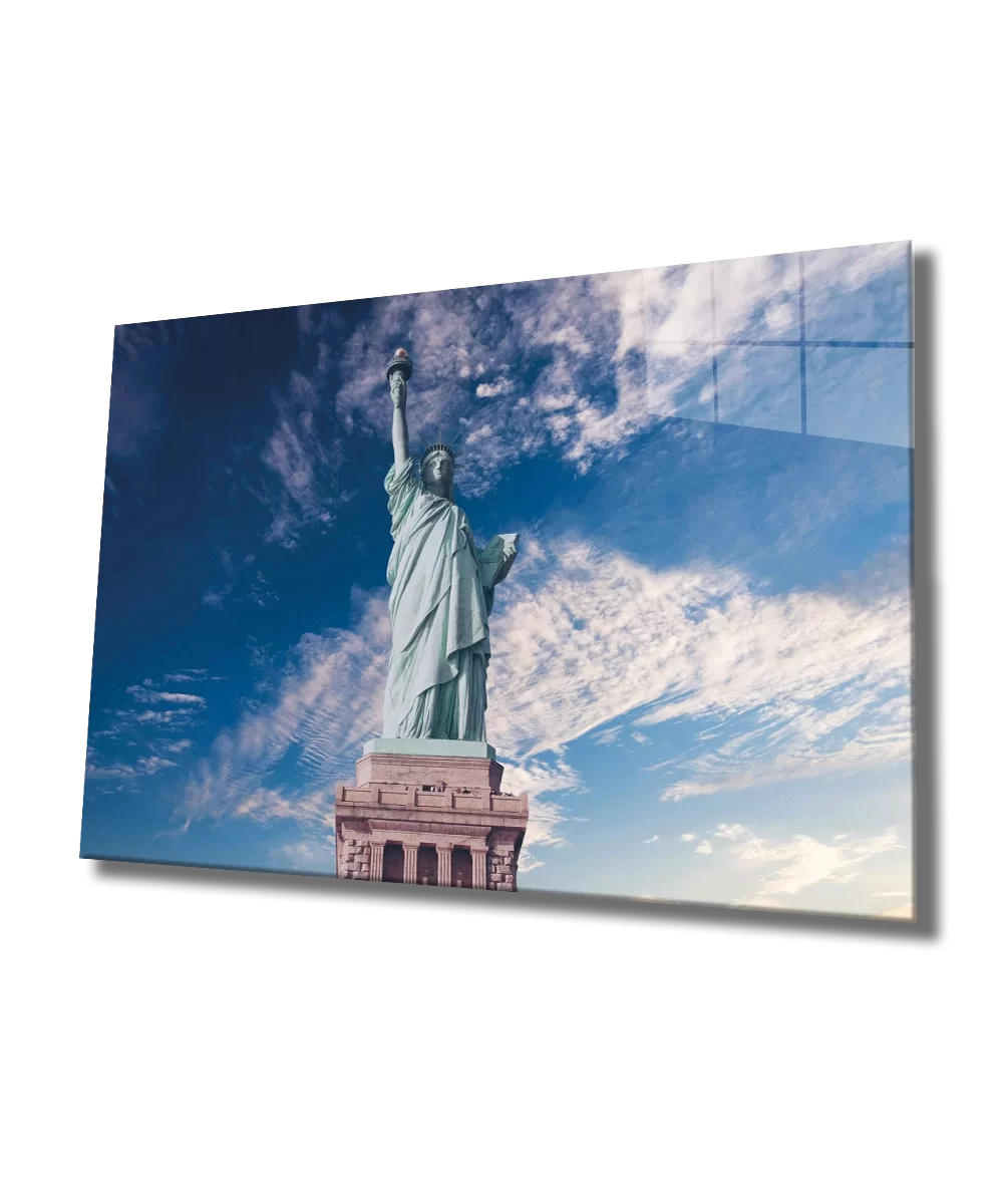 TEKNOO- Statue of Liberty Glass Painting Statue of Liberty