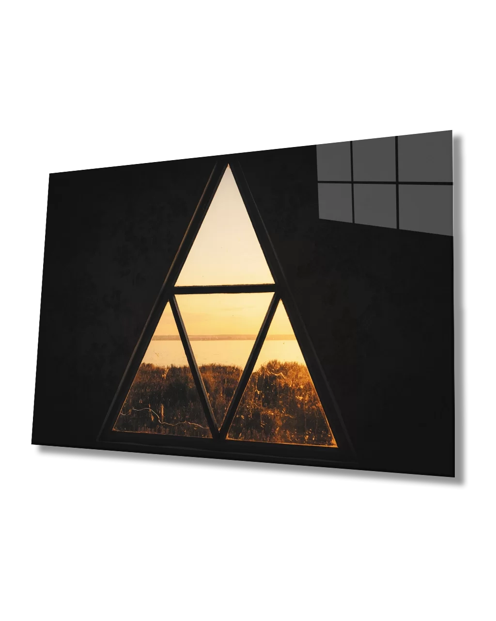 TEKNOO- Window Glass Painting Sunset Window Glass Painting