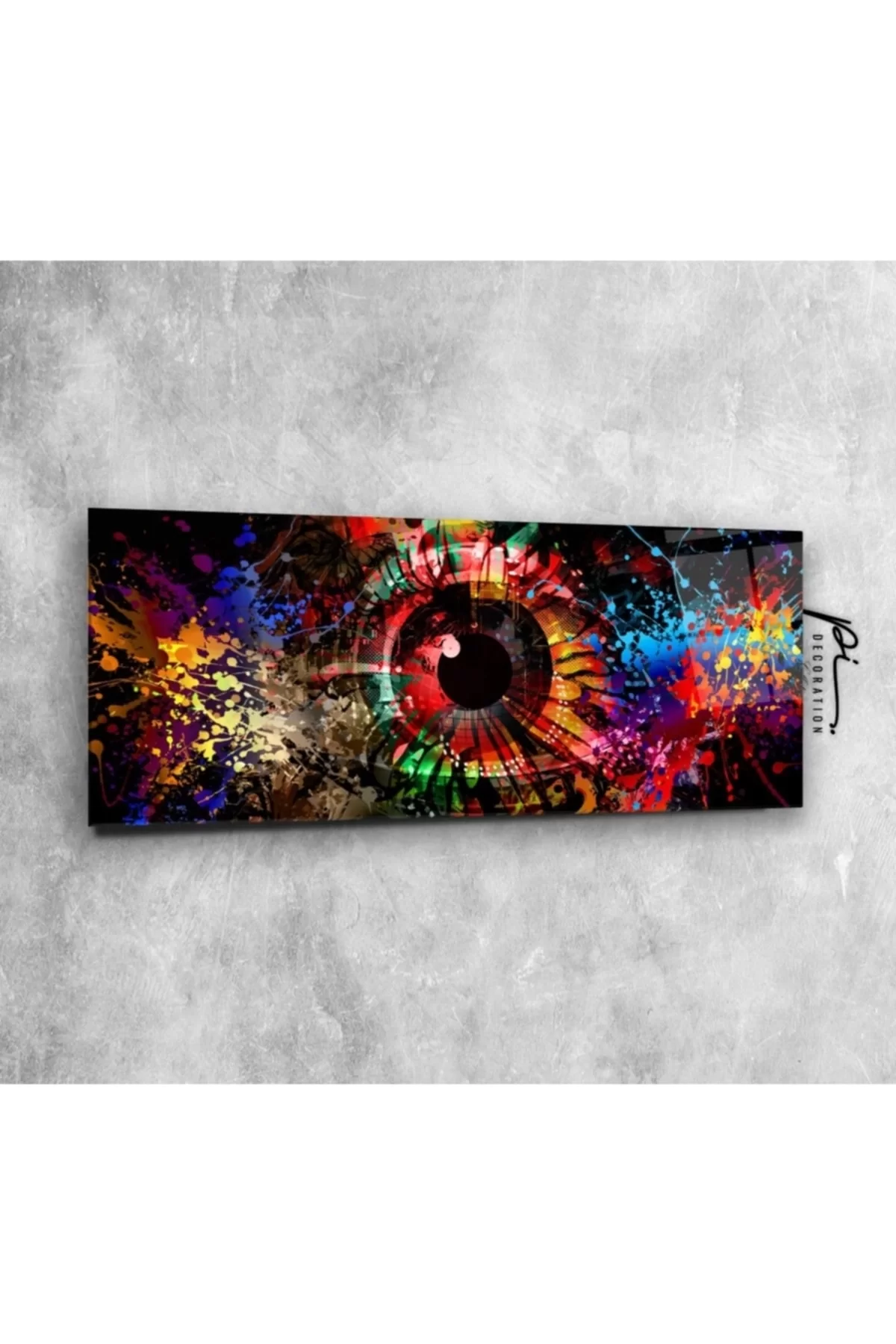 TEKNOO- Colored Eye Panoramic Glass Painting