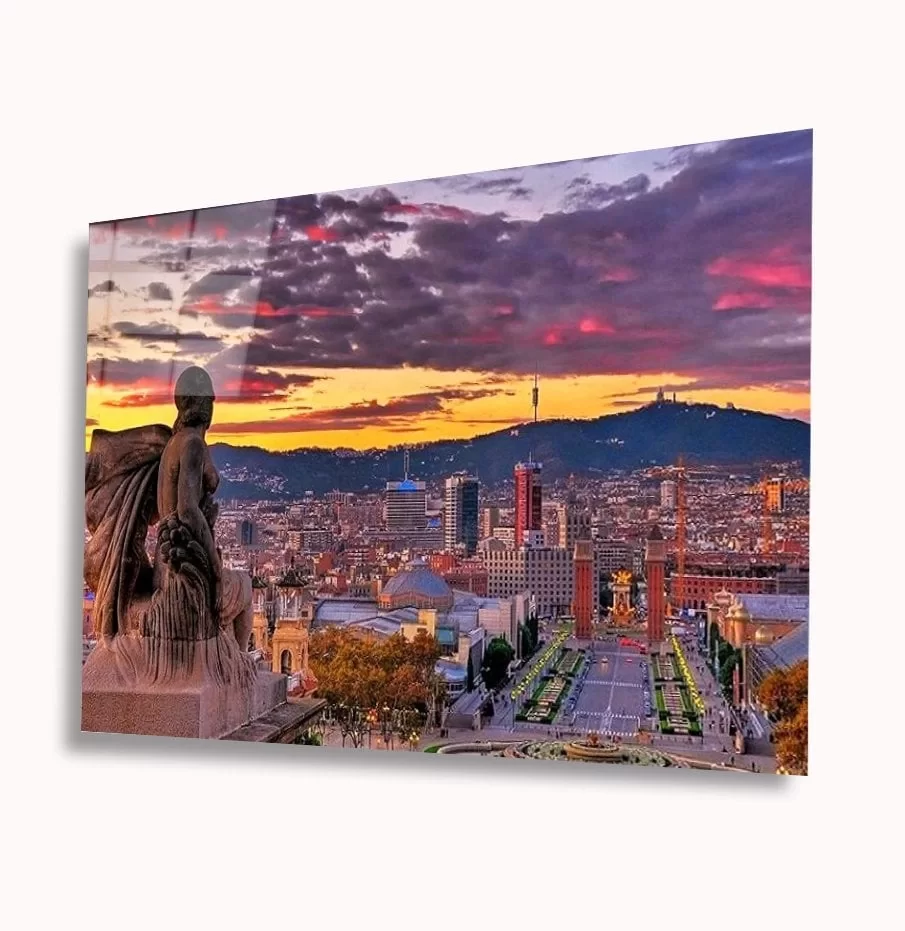 TEKNOO- Glass Painting with City View